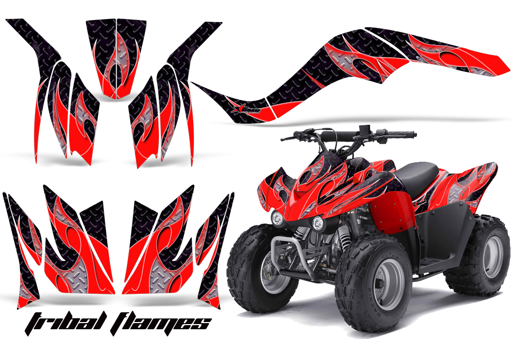 Kawasaki KFX90 Graphics Kit TF RB